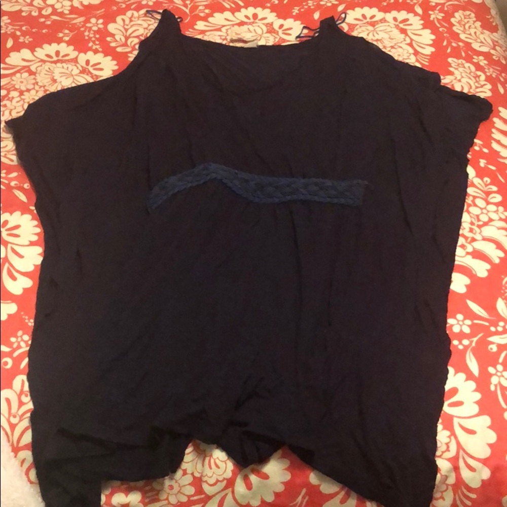 Navy blue free people dress